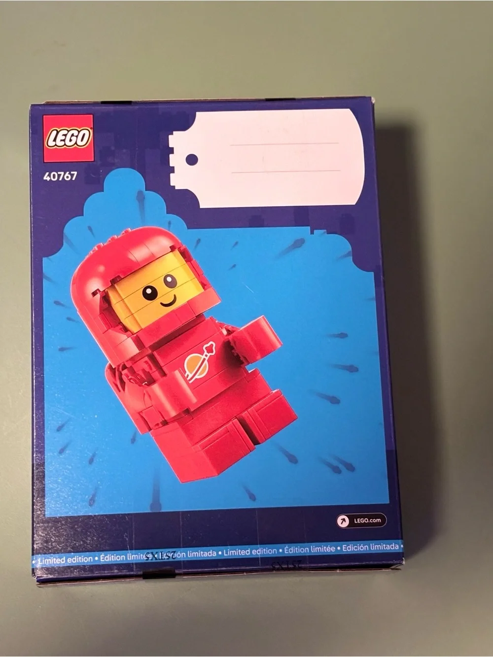 Lego Red Up-Scaled Baby Astronaut Building Set